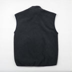 THE NORTH FACE 90s USA Made Fleece Vest, Size Small, Gray, One-Point Logo, Zip Pocket