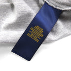 Polo Ralph Lauren 鹿の子 ニット カーディガン M グレー Vネック スモールポニー刺繡 ハンドウォーマー ポケット