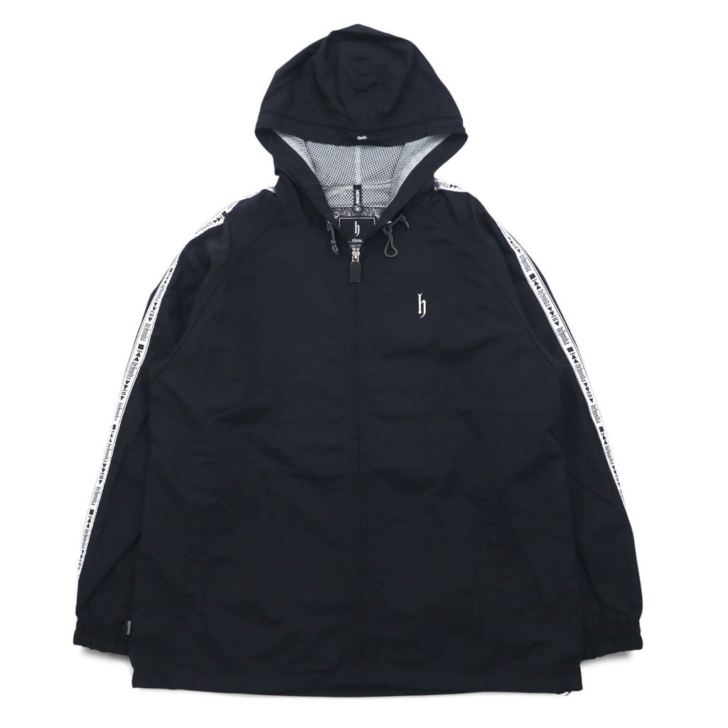DJ Honda 90s Tech Jacket Nylon Parka M Black Tape Logo TECH JACKET