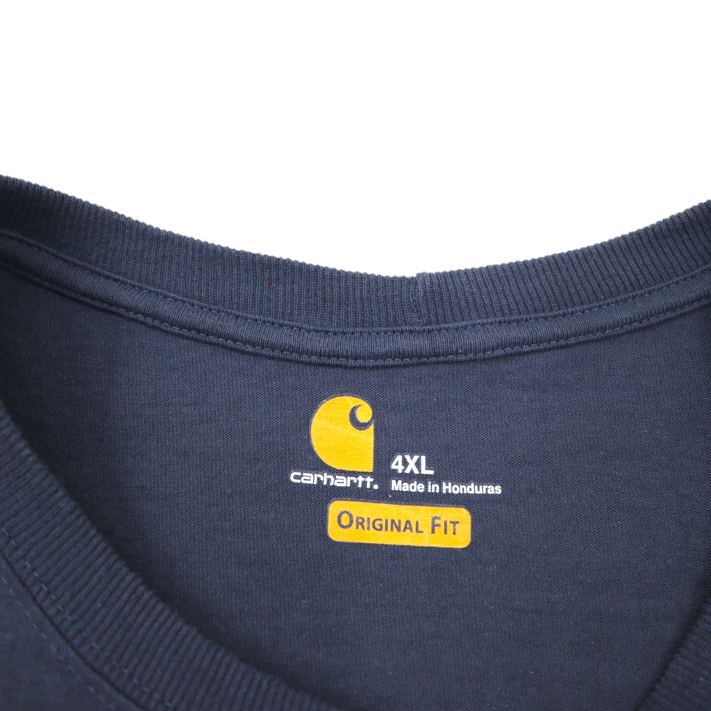 Carhartt Original Fit Pocket T-Shirt, Size 4XL, Gray, Cotton