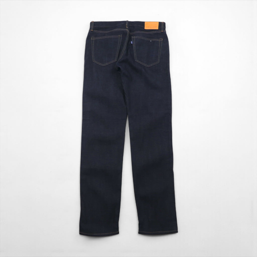 LEVI'S MADE &amp; CRAFTED Shuttle Jean 05055-0036, 12oz Selvedge Rigid Denim Jeans, Size M, Indigo, Leather Patch, Made in Turkey