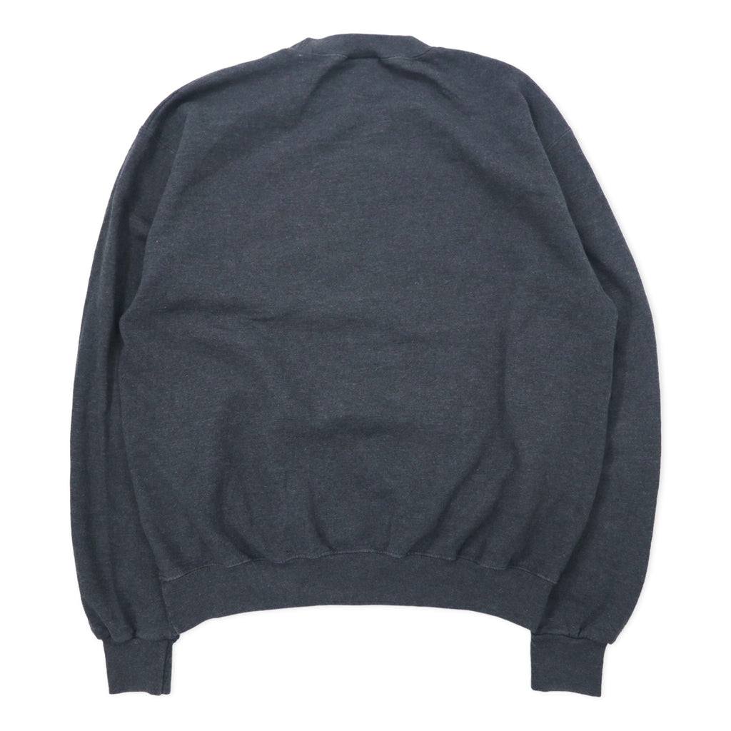 Champion ECO College Embroidery Sweatshirt L Grey Cotton ENDICOTT Arch Logo