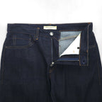 LEVI'S MADE &amp; CRAFTED Shuttle Jean 05055-0036, 12oz Selvedge Rigid Denim Jeans, Size M, Indigo, Leather Patch, Made in Turkey
