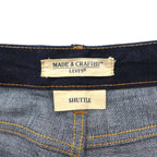 LEVI'S MADE &amp; CRAFTED Shuttle Jean 05055-0036, 12oz Selvedge Rigid Denim Jeans, Size M, Indigo, Leather Patch, Made in Turkey