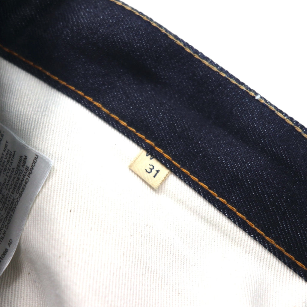 LEVI'S MADE &amp; CRAFTED Shuttle Jean 05055-0036, 12oz Selvedge Rigid Denim Jeans, Size M, Indigo, Leather Patch, Made in Turkey