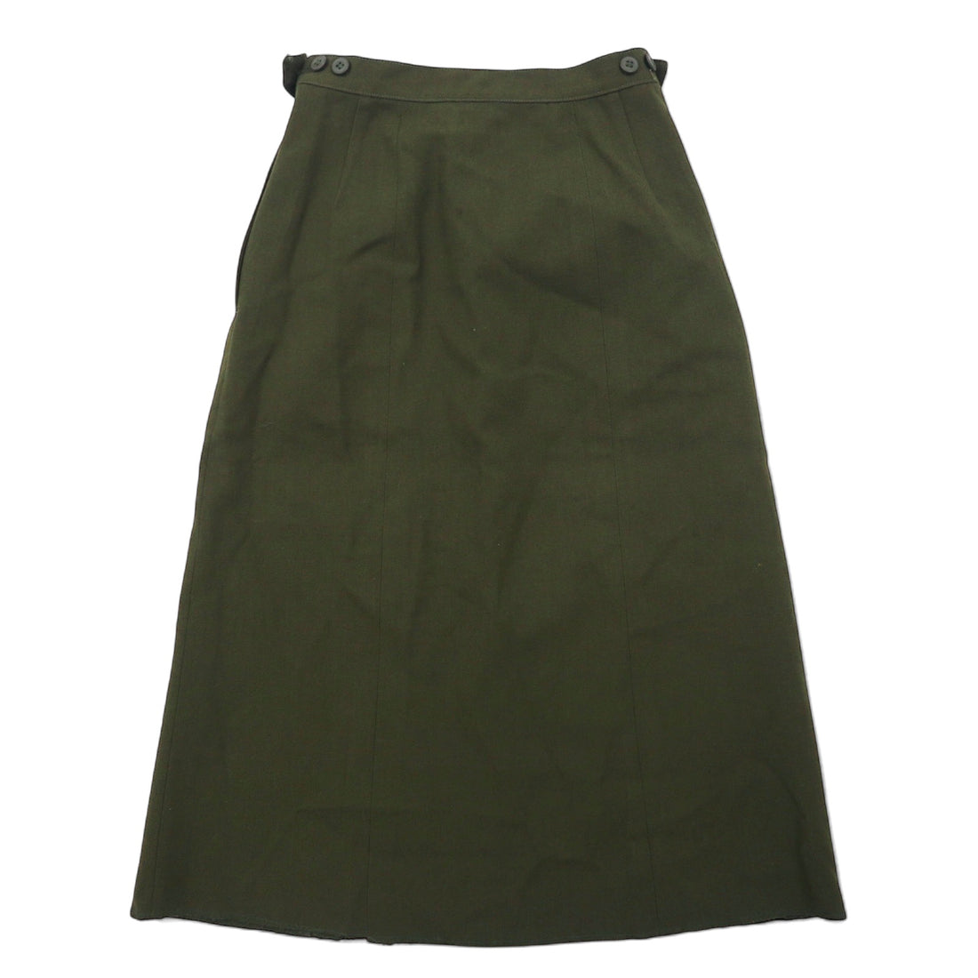 US ARMY Field Skirt A-line 8R Khaki Wool Military SKIRT WMN'S WL FIELD OG108