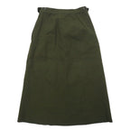 US ARMY Field Skirt A-line 8R Khaki Wool Military SKIRT WMN'S WL FIELD OG108