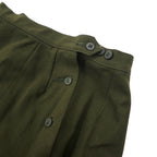 US ARMY Field Skirt A-line 8R Khaki Wool Military SKIRT WMN'S WL FIELD OG108