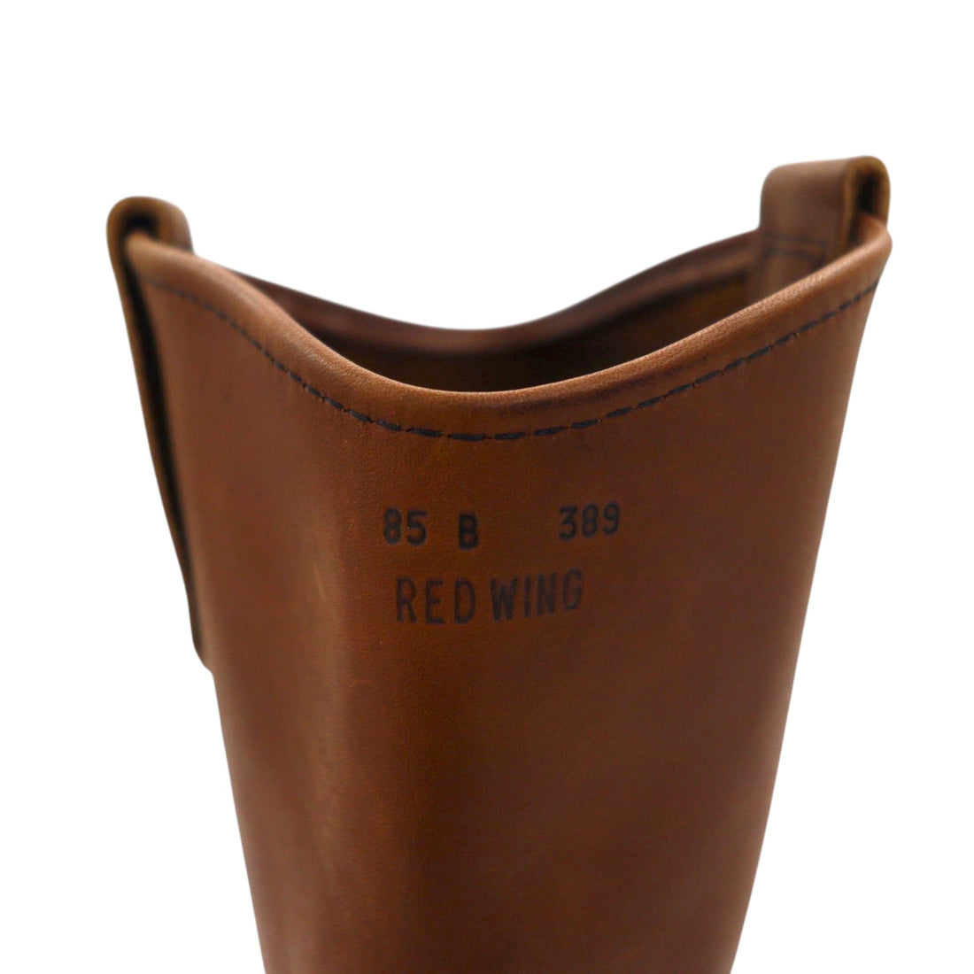 REDWING 89's USA Made 80s 11inch PECOS Boots, Size 26.5cm, Brown Leather, 1155 Print Wing Tag, Vertical Wing.