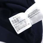 PLENTY TOUGH SPORT 90s Half-Zip Sweatshirt M Navy Tricolor Fleece Lining Tape Logo