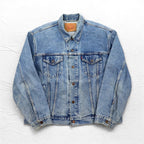 Levi's クロアチア製 90年代 ユーロモデル 70503 デニムジャケット Gジャン 2XL インディゴ ブルー