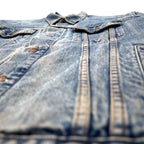 Levi's クロアチア製 90年代 ユーロモデル 70503 デニムジャケット Gジャン 2XL インディゴ ブルー