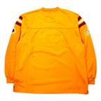NFL Game Shirt XL Yellow Polyester RED SKINS Big Size