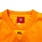 NFL Game Shirt XL Yellow Polyester RED SKINS Big Size