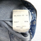Levi's クロアチア製 90年代 ユーロモデル 70503 デニムジャケット Gジャン 2XL インディゴ ブルー