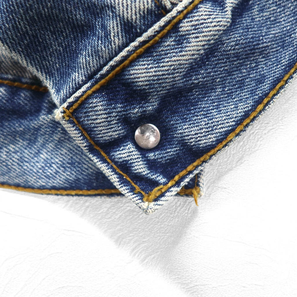 Levi's クロアチア製 90年代 ユーロモデル 70503 デニムジャケット Gジャン 2XL インディゴ ブルー