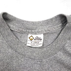 The Cotton Exchange 90s USA Made Single Stitch Vintage Drake Soccer T-Shirt, Gray, Size XL