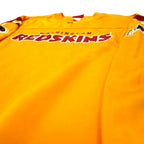 NFL Game Shirt XL Yellow Polyester RED SKINS Big Size