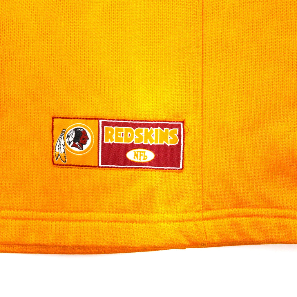 NFL Game Shirt XL Yellow Polyester RED SKINS Big Size