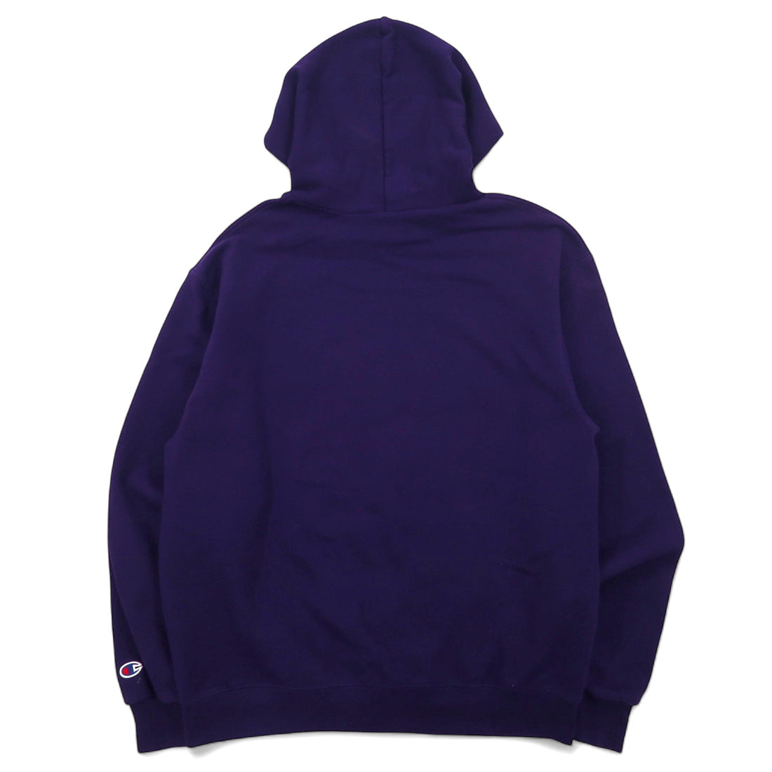 Champion 00年代 カレッジ プリント プルオーバーパーカー L ネイビー コットン 裏起毛 TEXAS CHRISTIAN UNIVERSITY アーチロゴ 2段プリント ホンジュラス製