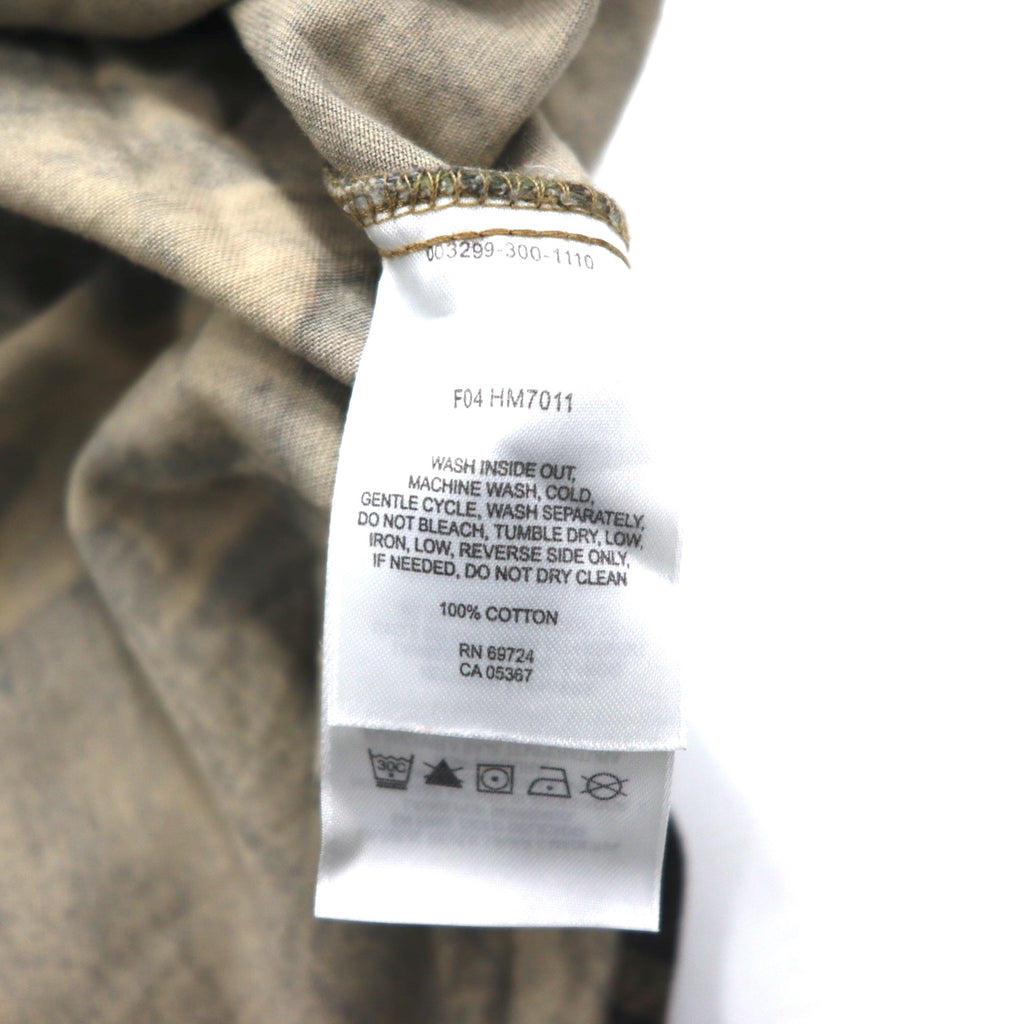 Columbia Real Tree Camo Button Down Shirt, XL, Khaki, Cotton, MOSSY OAK, Big Size