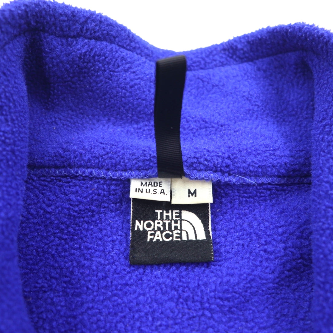THE NORTH FACE 90s USA Made Polartec Fleece Jacket, Size M, Blue, Zip Pocket