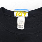 UCLA 90s USA Made College Sweatshirt M Black Cotton Patch GOLD Standard