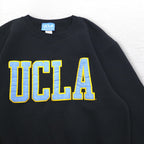 UCLA 90s USA Made College Sweatshirt M Black Cotton Patch GOLD Standard