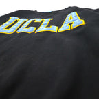 UCLA 90s USA Made College Sweatshirt M Black Cotton Patch GOLD Standard