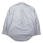 LAUREN RALPH LAUREN ボタンダウンシャツ XL ブルー コットン チェック CLASSIC FIT NON IRON