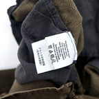 Eddie Bauer 90s Tucked Wide Corduroy Pants Size 33 Khaki Cotton Made in the Dominican Republic