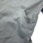 FILA 90s Long Anorak Parka SM Grey Nylon Water Repellent Half Zip Big Size