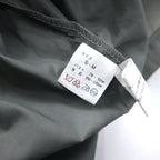 FILA 90s Long Anorak Parka SM Grey Nylon Water Repellent Half Zip Big Size