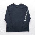 Carhartt Long Sleeve T-Shirt, 3XL, ORIGINAL FIT, Black, Cotton, Big Size