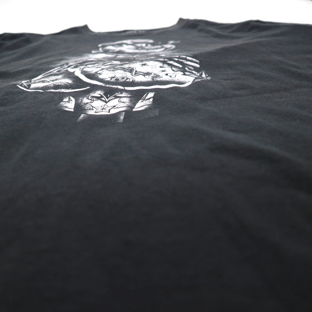 POPEYE Oversized T-Shirt, Size 2XL, Black, Character Cotton, Made in Honduras