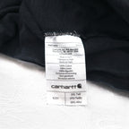 Carhartt Long Sleeve T-Shirt, 3XL, ORIGINAL FIT, Black, Cotton, Big Size