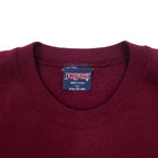 JAN SPORT USA製 90年代 カレッジ プリント スウェット L ボルドー コットン HESSTON COLLEGE
