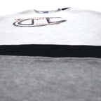 Champion 90s V-neck raglan sweatshirt, 4XL, grey, script logo, big size
