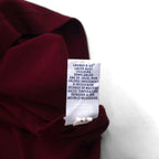 POLO RALPH LAUREN polo shirt, size L, burgundy cotton with small pony embroidery