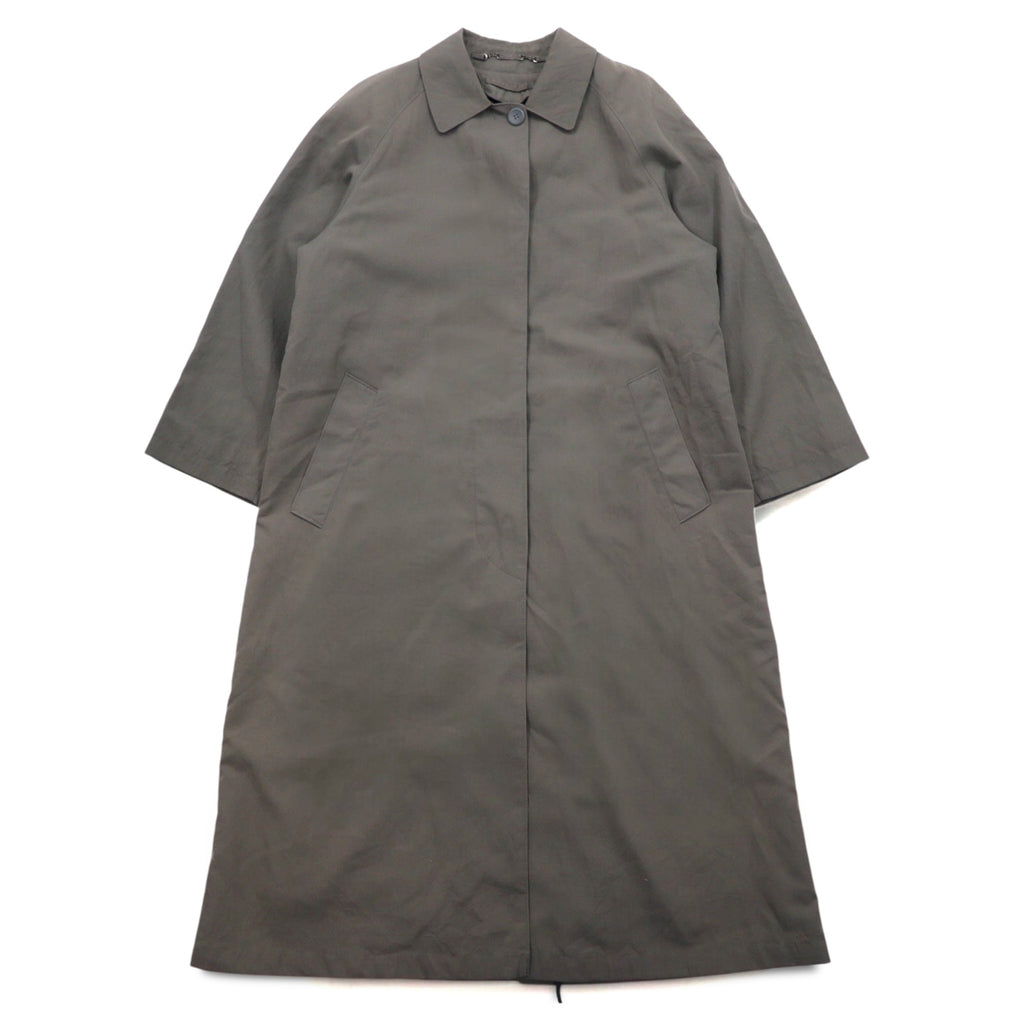 LONDON FOG Balmacaan Coat, XL, Grey, Polyester, Cotton, Removable Liner