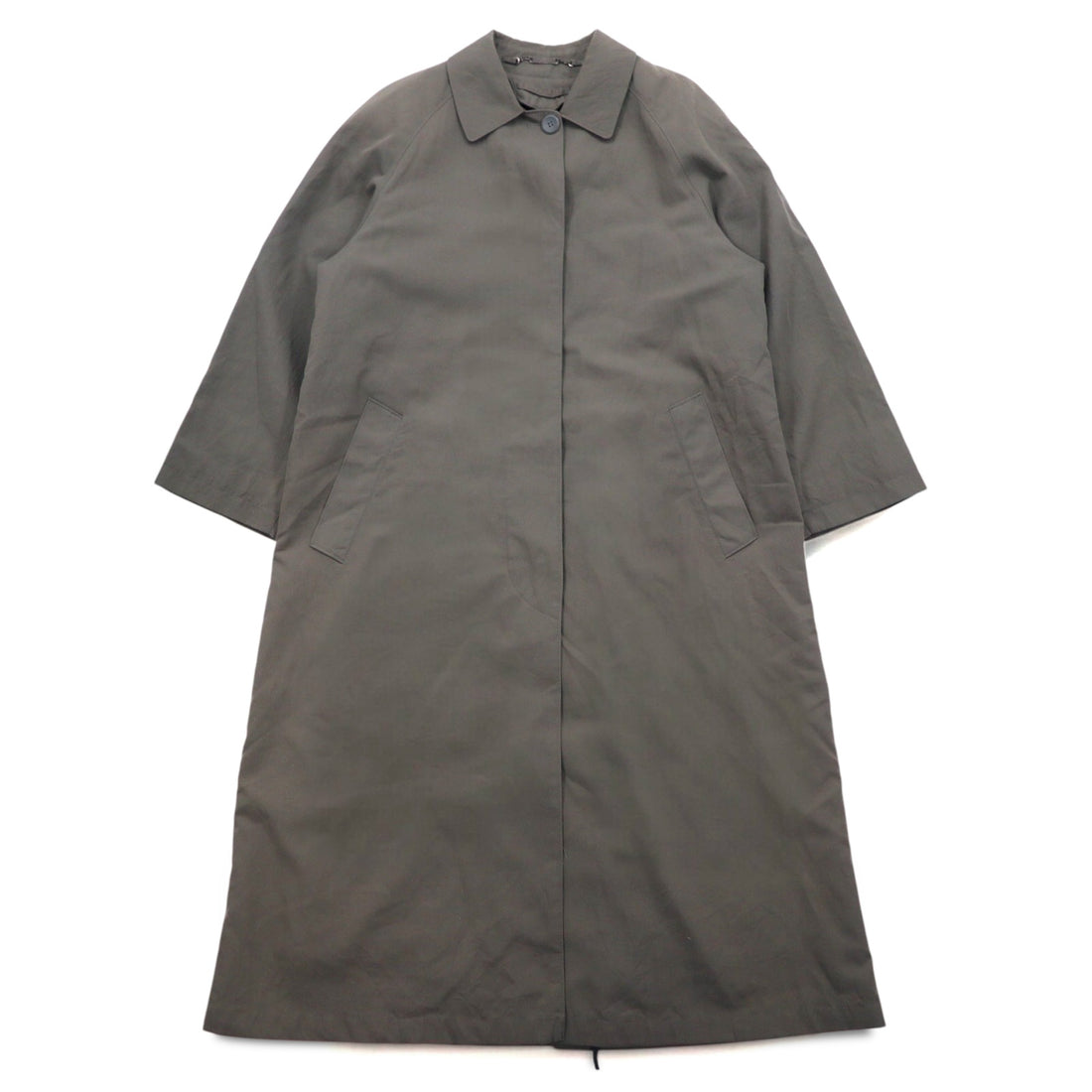 LONDON FOG Balmacaan Coat, XL, Grey, Polyester, Cotton, Removable Liner
