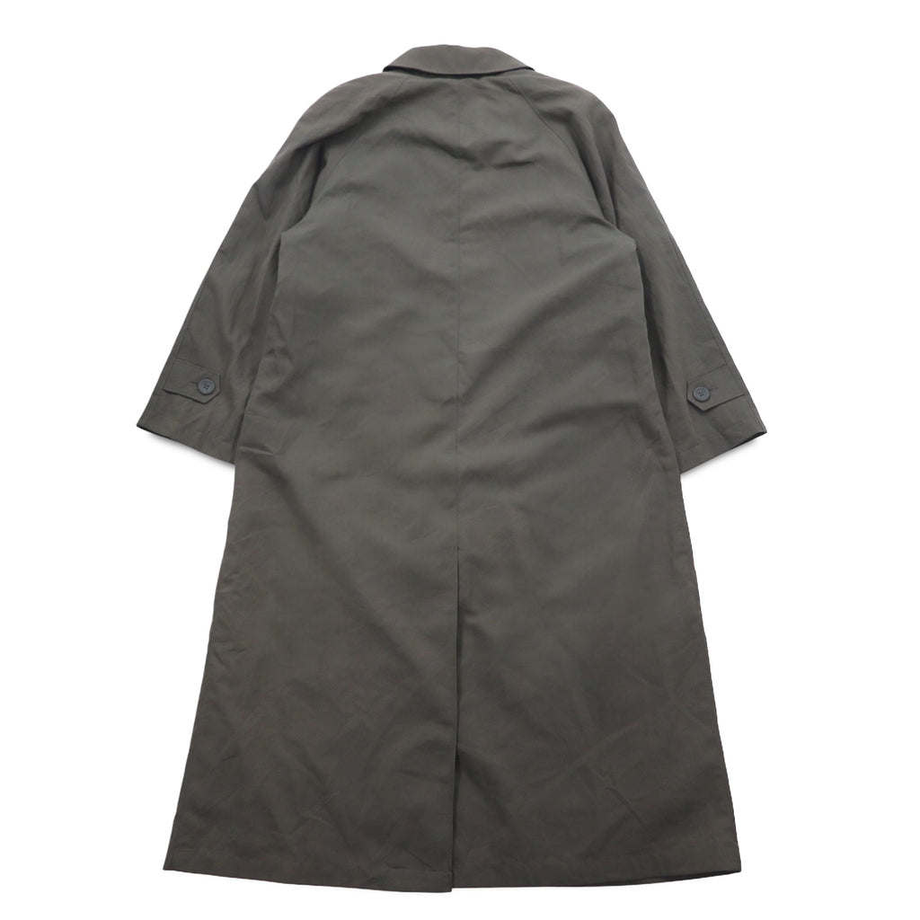 LONDON FOG Balmacaan Coat, XL, Grey, Polyester, Cotton, Removable Liner