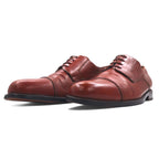 DAVID EDEN Straight Tip Dress Shoes 27.5cm Brown Leather