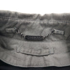 LONDON FOG Balmacaan Coat, XL, Grey, Polyester, Cotton, Removable Liner