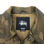 stussy M-65 Field Jacket M Khaki Camouflage Cotton Drawcord