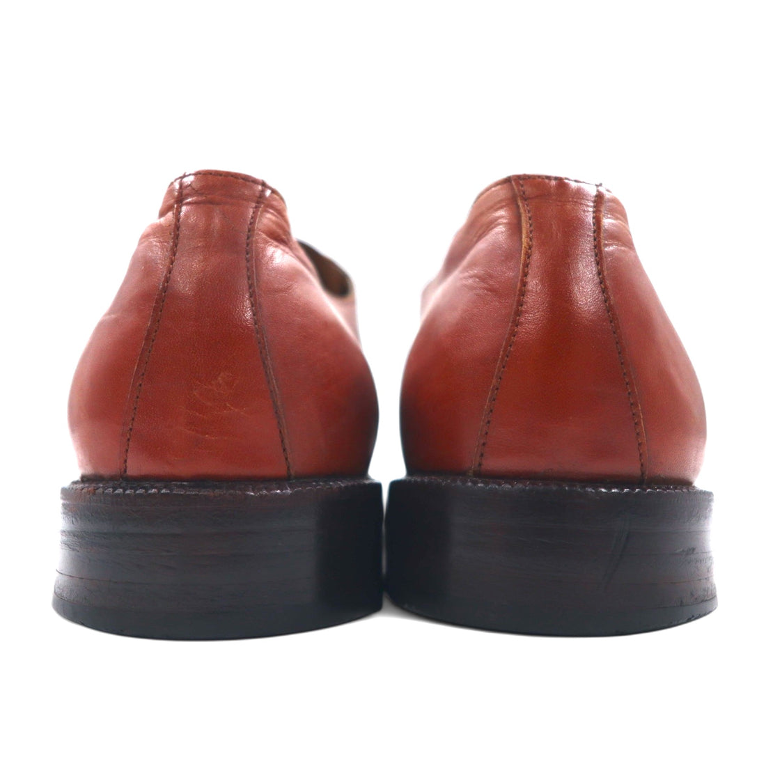 DAVID EDEN Straight Tip Dress Shoes 27.5cm Brown Leather