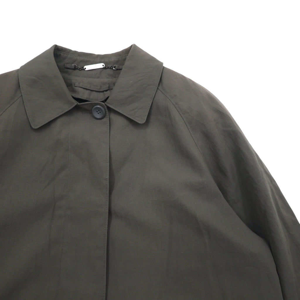 LONDON FOG Balmacaan Coat, XL, Grey, Polyester, Cotton, Removable Liner