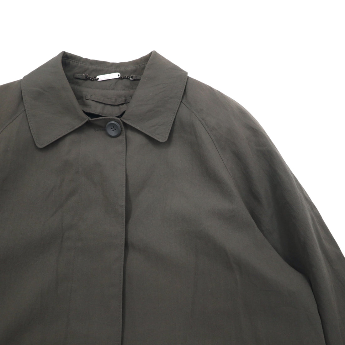 LONDON FOG Balmacaan Coat, XL, Grey, Polyester, Cotton, Removable Liner