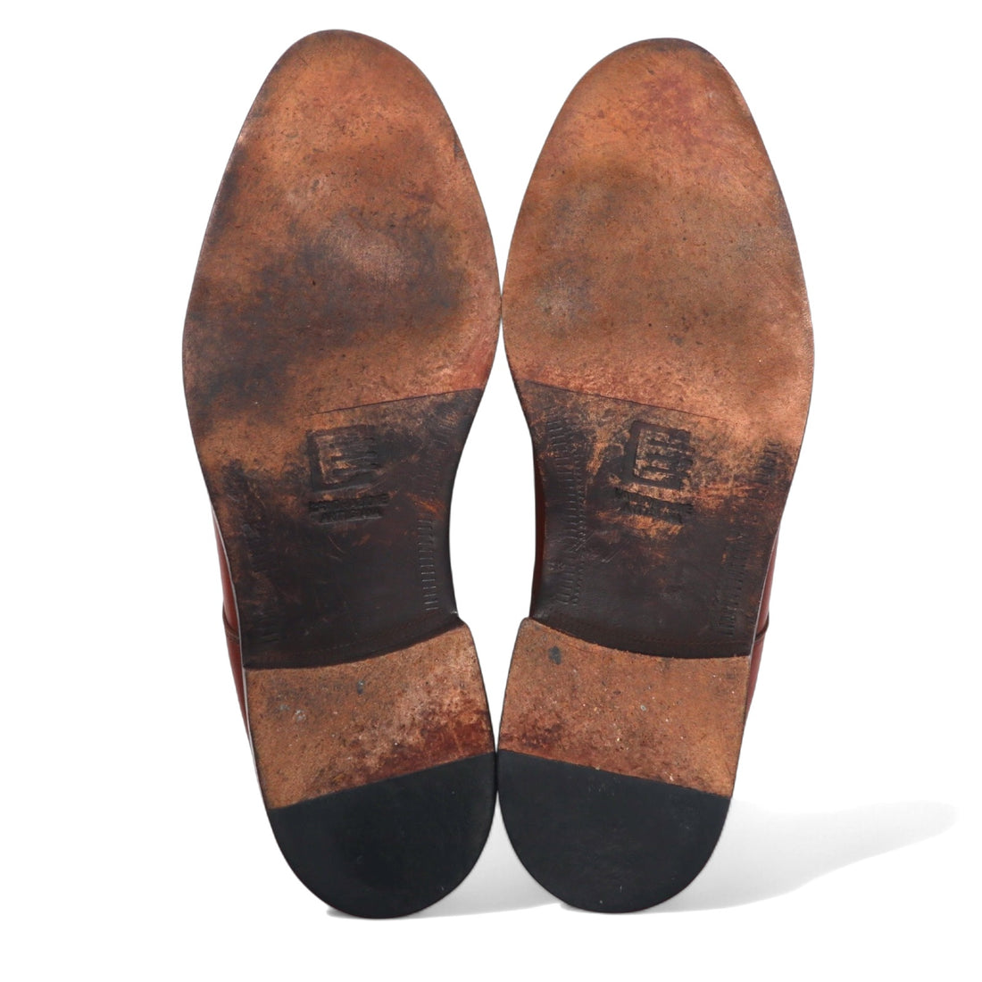 DAVID EDEN Straight Tip Dress Shoes 27.5cm Brown Leather