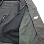 LONDON FOG Balmacaan Coat, XL, Grey, Polyester, Cotton, Removable Liner
